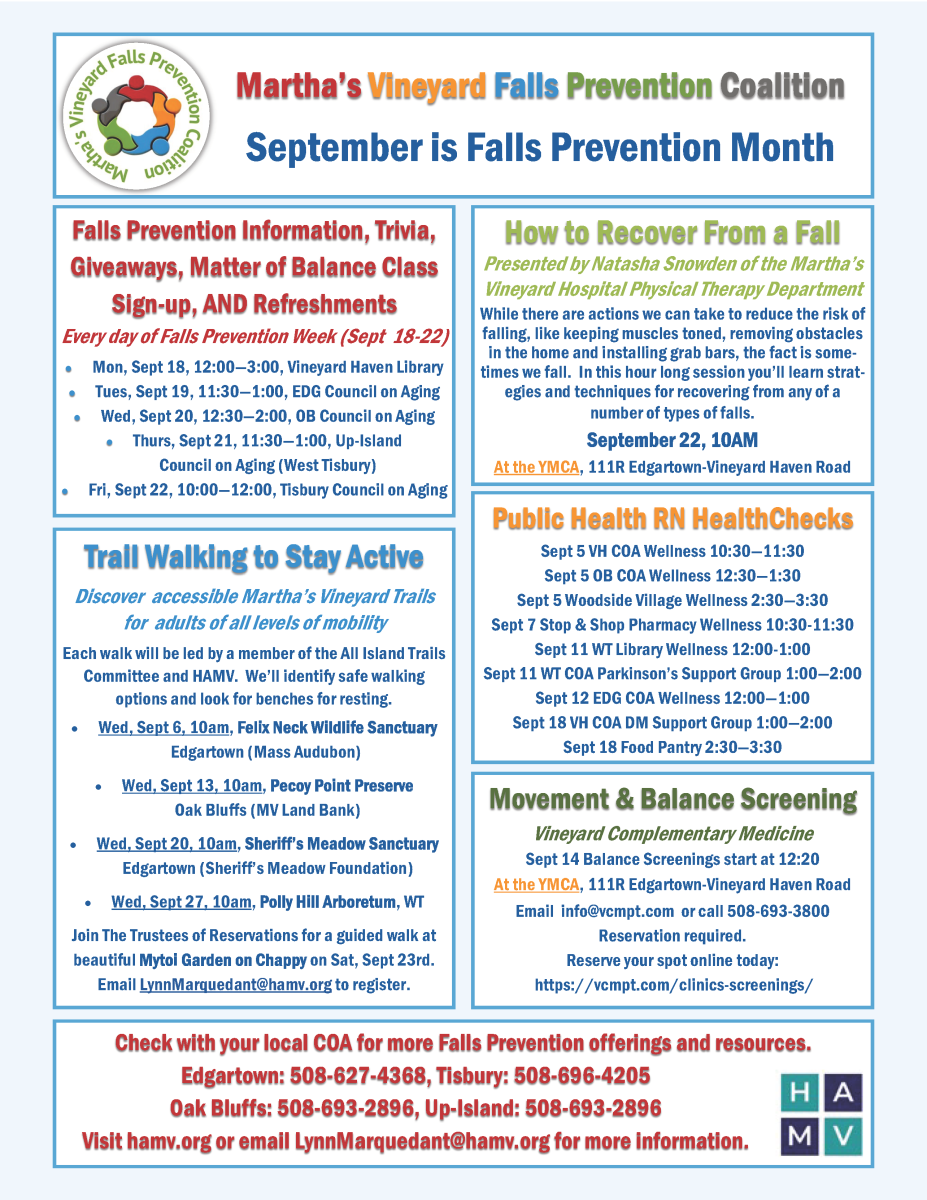 falls prevention month flyer