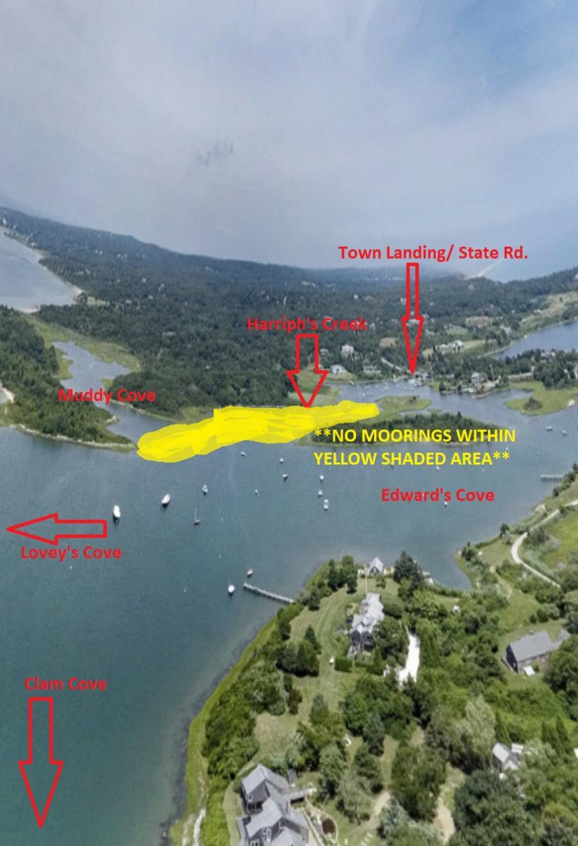 image of restricted mooring area 2024