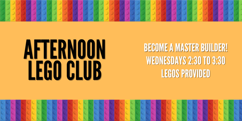 Afternoon LEGO Club at the Chilmark Library